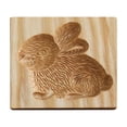 thumbnail image 1 of Christmas Decorations Wooden Cookie 3D Baking Embossing Craft Decorating Baking Tool Suitable for Easter Valentine's Day Christmas Kitchen Diy (Rabbit 10 * 10 * 2Cm), 1 of 8