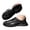 Black, variant on Men's Foam Runner Sneakers Cloud Slides Pillow Closed Toe Sandals Non Slip Sports Lightweight Walking Shoes with Arch Support Size 8,Black