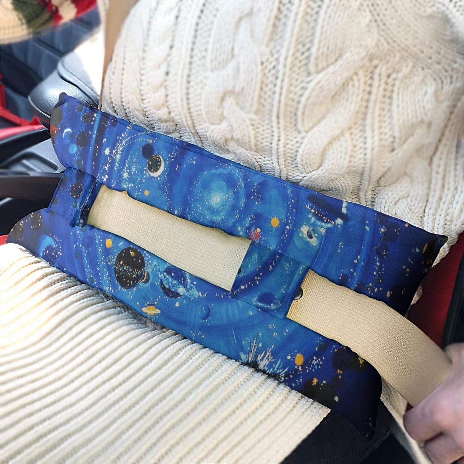Planet Inspired Post Surgery Seatbelt Pillow - Starry Night Design Chest Protector