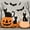 Halloween 08, variant on Homewish Halloween Ghost Bat Twin Quilt Set, Spider Web Pumpkin Twin Coverlet Set, Black Orange, 2 Pieces 1 Bedspread and 1 Pillowcase