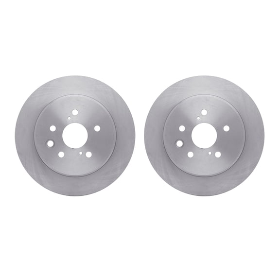 Dynamic Friction Company Rear Brake Rotors 6002-75022