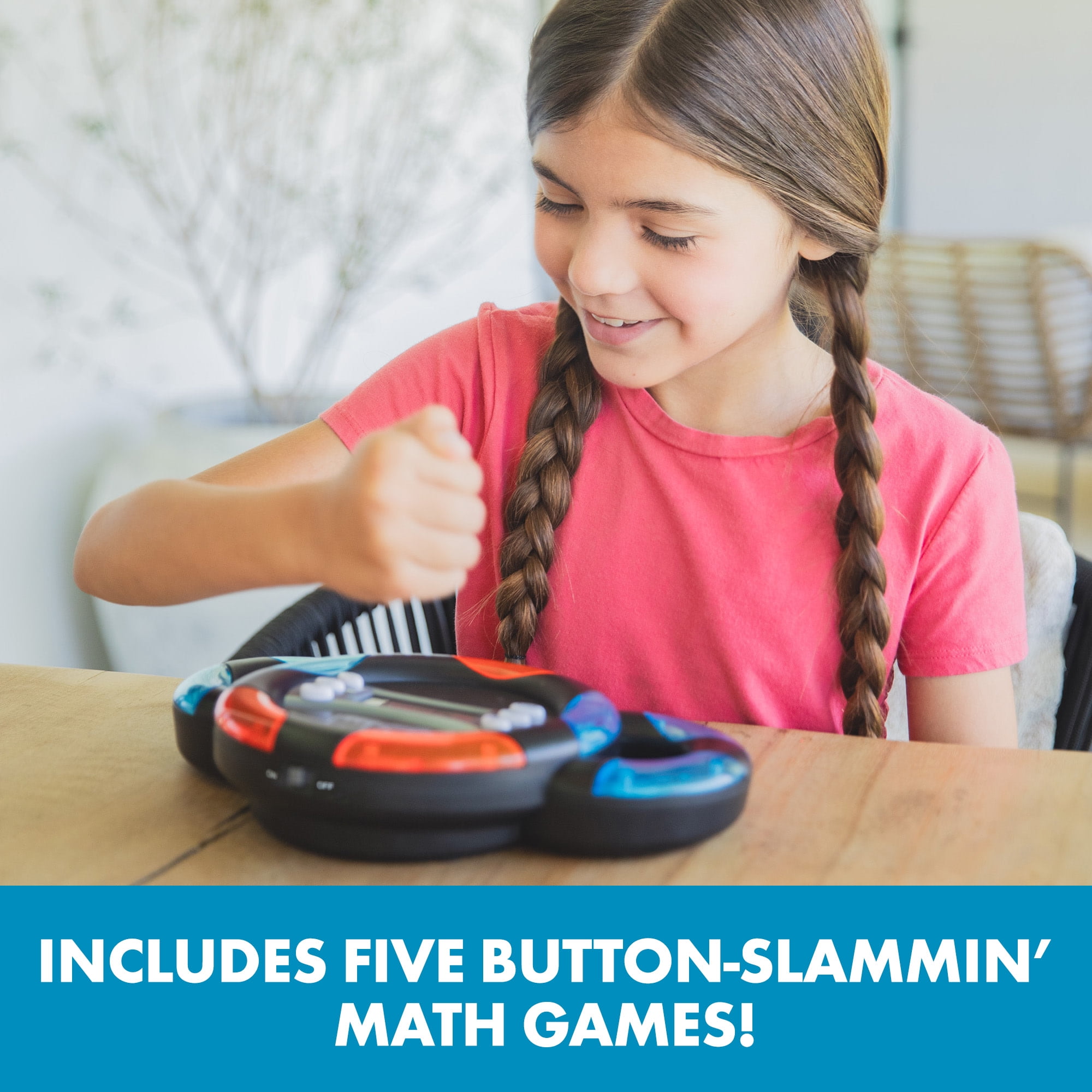 Educational Insights Multiplication Slam, Handheld Electronic Math Game, 3rd Grade Math Toys, Ages 8 years and up