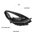 thumbnail image 3 of Aramox DRL Headlight, Car LED Headlight Dual Beam Lens Turn  DRL High Brightness Waterproof Compatible with  MODEL 3 Y, Car Daytime Running Light, 3 of 8
