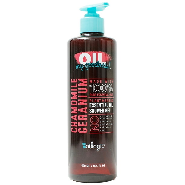 Oilogic Oil My Goodness Chamomile Geranium Essential Oil Body Wash