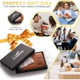 thumbnail image 6 of Super Slim RFID Leather Wallet For Men Cardholder & Money Clip Inside Perfect For Travel & Front Pocket Use (California Dessert), 6 of 7