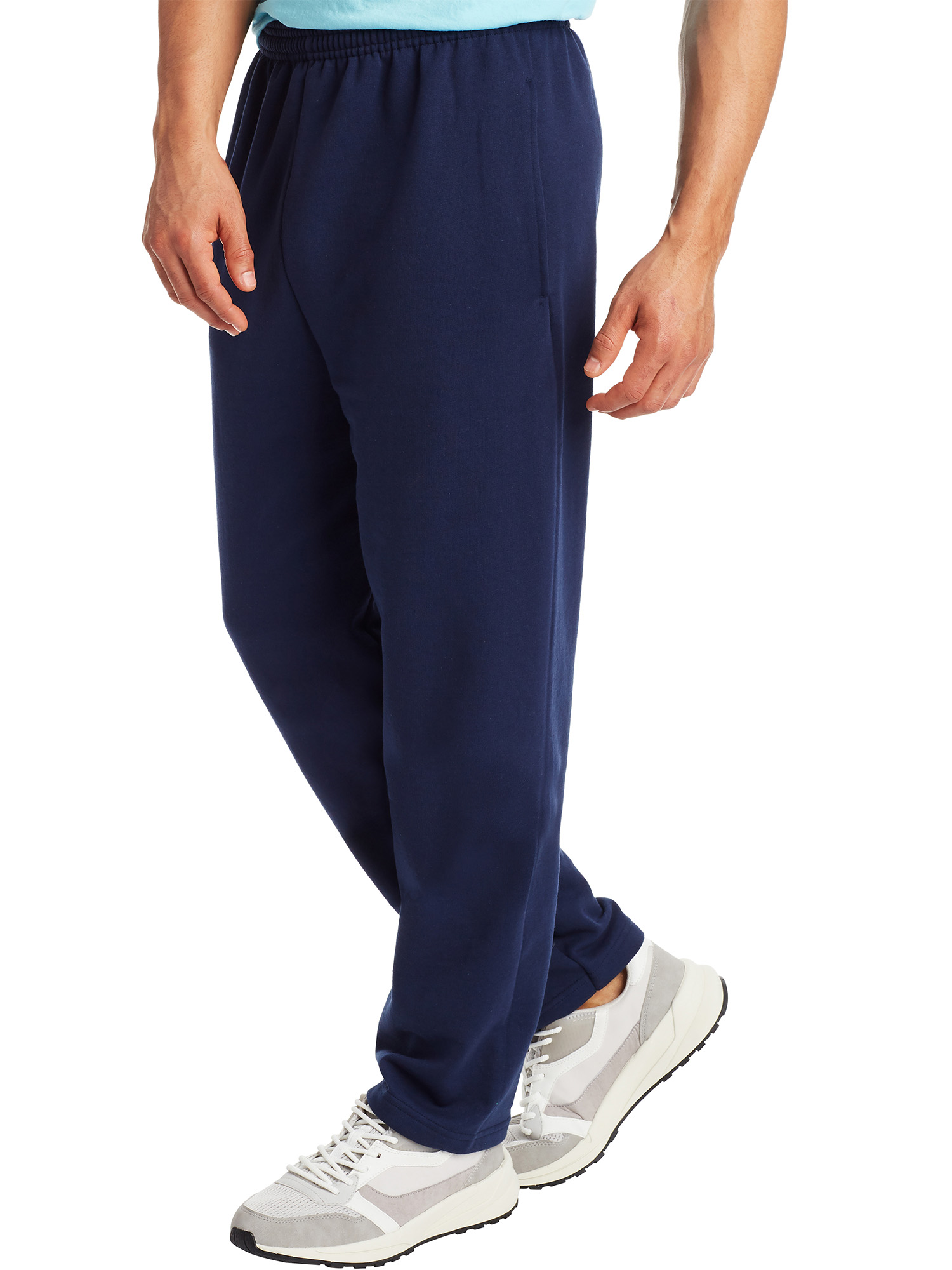 Hanes Men's and Big Men's EcoSmart Fleece Sweatpants with Pockets, Sizes S-3XL - image 3 of 5