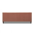 thumbnail image 6 of Maklaine Contemporary 84" Tufted Tuxedo Sofa Double Cushion in Peach Orange, 6 of 12