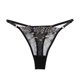 thumbnail image 3 of Tanga seductor de malla hueca bordada para mujer, lencería sexy ajustable de talla grande, 3 of 3