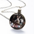thumbnail image 6 of Easter Rabbit Necklace Personalized Custom Photo Round Pendant Adjustable Stainless Steel Necklaces with Gift Box for Men Women Mothers Valentine's Jewelry Gift, 6 of 6