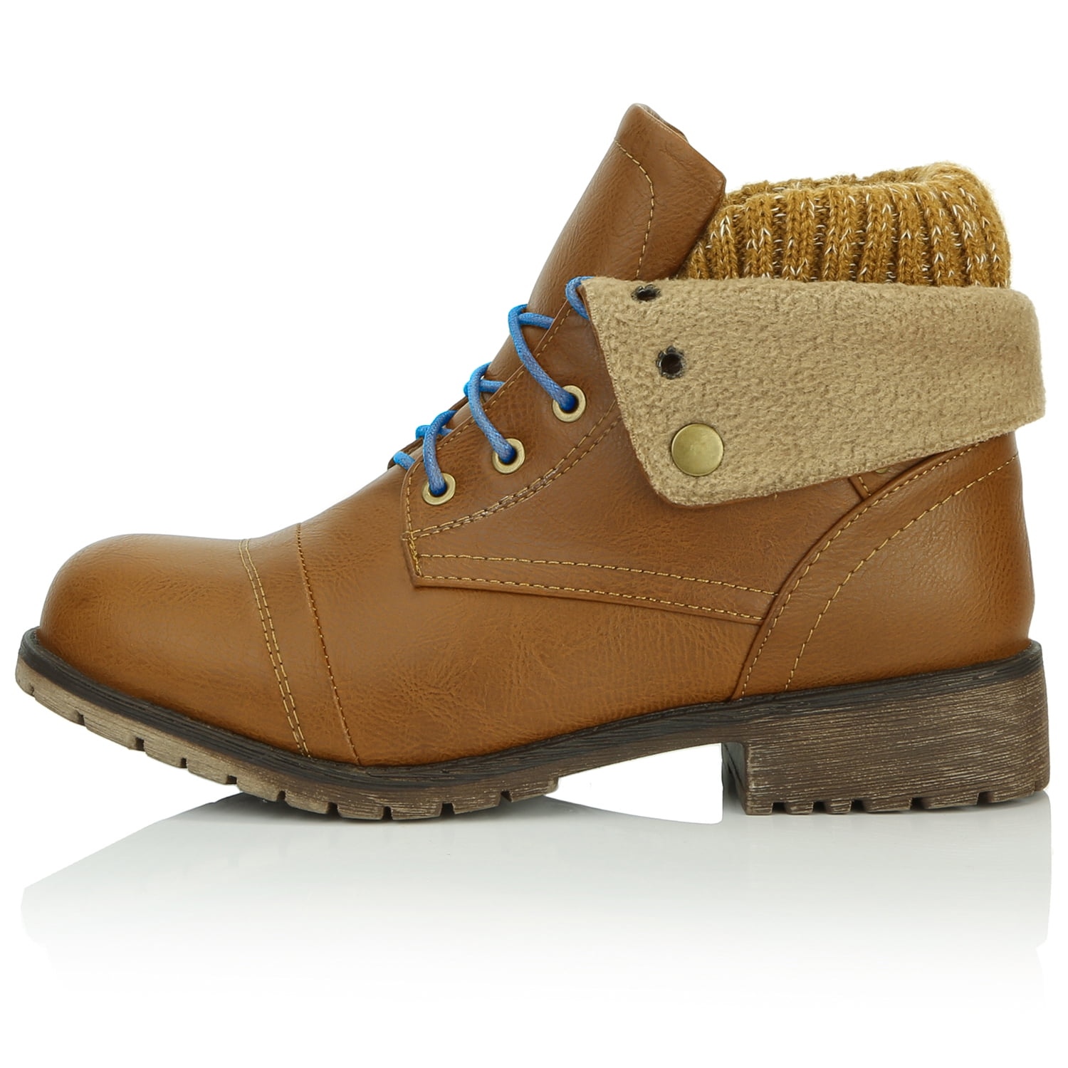 royal blue combat boots