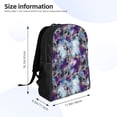 thumbnail image 4 of Fotbe Purple Marble Texture Mochila de Viaje para Laptop, Mochila Ejecutiva Delgada y Resistente 15.6", 4 of 8