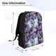 thumbnail image 4 of Fotbe Purple Marble Texture Mochila de Viaje para Laptop, Mochila Ejecutiva Delgada y Resistente 15.6", 4 of 8