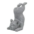 thumbnail image 7 of Sagebrook Home Resin, 15"h Sirsasana Dog, Gray, 7 of 7