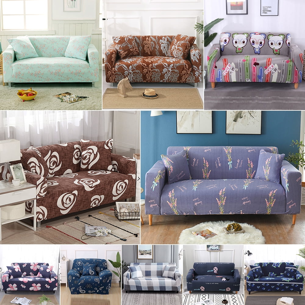 Details about   L Shape Armchair Elastic Sofa Cover Stretch Slipcovers for Living Room Decor New 