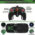 thumbnail image 4 of Wupuaait 2.4Ghz Transform Rc Cars 1:18 Scale Remote Control Car Transforming Robot, One-Button Deformation 360° Rotation Car Toy Gifts for Boys 3-12, Ninja, 4 of 6