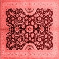 thumbnail image 1 of Ahgly Company Indoor Square Oriental Red Traditional Area Rugs, 8' Square, 1 of 4