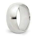 thumbnail image 6 of Sterling Silver 8mm Half Round Size 5 Band, 6 of 7