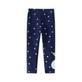 thumbnail image 6 of Gpaecead Girls Leggings Ankle Length, Comfortable Cartoon Printed Leggings for Girls, Cotton Tights Softness and Breathability 7 Years Navy, 6 of 6