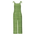 thumbnail image 5 of CheerKidz Womens Floral Print Bib Jumpsuit Sleeveless Casual Overalls Adjustable Straps Summer Picnic Street Style(Green,2XL), 5 of 5