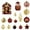 Gold, variant on YHAJDS 72PCS Christmas Ball Ornaments 1.57/3.15in Shatterproof Xmas Bulbs Christmas Ornaments Set Xmas Tree Balls Hanging Balls for Wedding Holiday Halloween Party Decor Christmas Wreath Ornaments