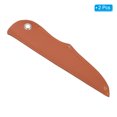 thumbnail image 3 of Uxcell 8" PU Leather Paring Knife Sheath Cover Sleeves Knives Edge Guard, Brown 2 Pack, 3 of 6