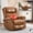 Light Yellow, variant on Pure Dashio Recliner Chair,Leather Swivel Rocker Recliner Chair with Massage & Lumbar Heating,Sofa Chair with Storage for Living Room Sofa Chair,Bedroom Sofa Chair Light Yellow