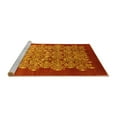 thumbnail image 2 of Ahgly Company Machine Washable Indoor Rectangle Oriental Yellow Industrial Area Rugs, 2' x 5', 2 of 4