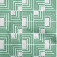 thumbnail image 1 of oneOone Polyester Spandex Sea Green Fabric Geometric Sewing Material Print Fabric By The Yard 56 Inch Wide, 1 of 4