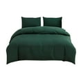 thumbnail image 2 of Solid Color Washed Bedding Set | Four Piece Duvet Cover Set | 1.8m Bed | 100% Breathable Soft Fabric | 180x220cm Duvet | 230x230cm Bedsheet | 48x74cm Pillowcases, 2 of 6