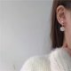 thumbnail image 5 of Pendientes de flor de camelia blanca o pendientes de moda coreana ER, 5 of 5