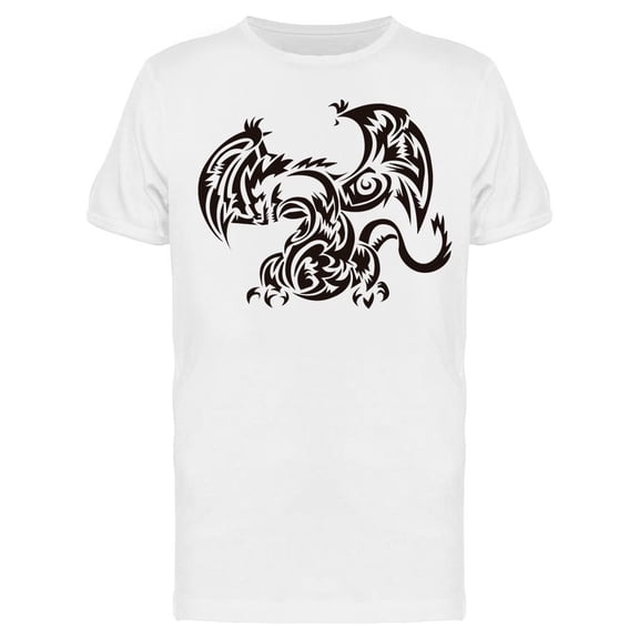 Dragon Tattoo Tribal Graphic Tee Men's -Image by Shutterstock