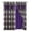 Purple, variant on Petrichor Elegance Curtains with Gold Silver Threads 2 Panels Set - Luxury Window Treatment Attached Valance, Sheer Backing, and 2 Tie Backs for Bedroom and Living Room, 54x84 inches, Burgundy
