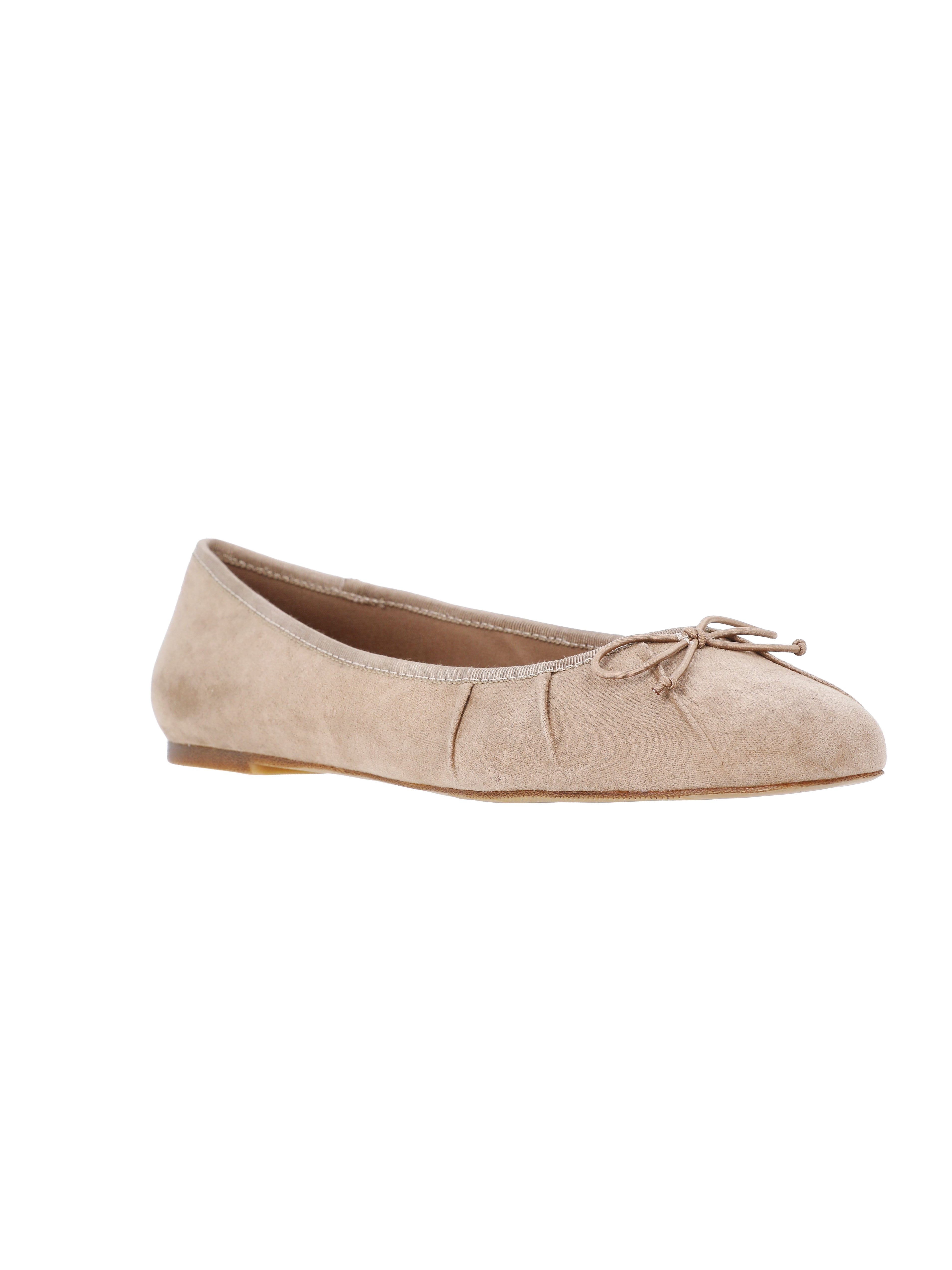 Time and Tru Women's Pleated Ballet Flats