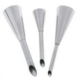 thumbnail image 2 of HATISS 3pcs Puff Piping Nozzles Stainless Steel Cake Decor Tips Pastry Piping Nozzles, 2 of 7