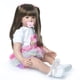 thumbnail image 3 of Muñeca Reborn, princesa y niña TERABITHIA, 60 cm, con vestido arcoíris, 3 of 5