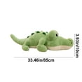 Begzeat Crocodile Plush Kids Pillow, Big Eyes Gator Stuffed Throw