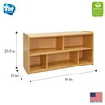 thumbnail image 2 of Tot Mate Toddler Wooden Compartment Storage, Shelves/Bookshelf, Maple, Ready-to-Assemble, 2 of 6