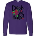 thumbnail image 3 of Inktastic Deck the Halls Christmas Ornament Long Sleeve T-Shirt, 3 of 5
