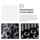 thumbnail image 5 of Anillos para cortinas colgantes con hebillas, 100 unidades, cortinas de ventana con círculos romanos, color blanco, 5 of 6