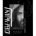 thumbnail image 2 of Boy's Star Wars: Obi-Wan Kenobi Jedi Knight Kenobi Grayscale Portrait  Graphic Tee Black X Small, 2 of 5