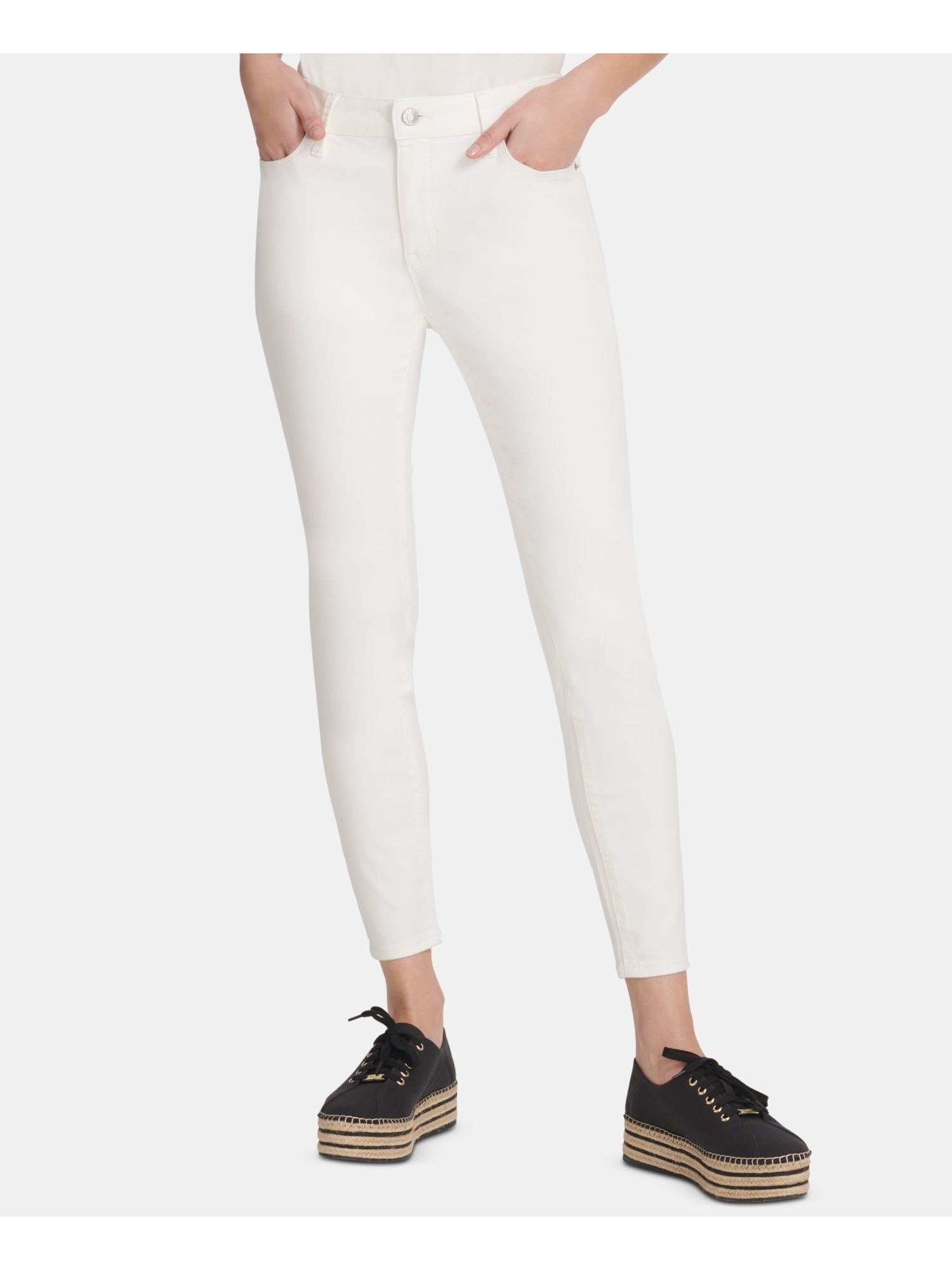 dkny white jeans