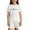White, variant on Girls Typography Logo Print Casual Loose Fit Short Sleeve Outfit Kids Girls Clothes Set
