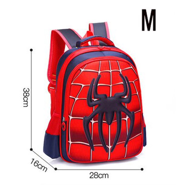 Girls Boys Super hero Spiderman Pattern School Bag Kids Cartoon Cool Backpack Children's Elsa Captain America Iron Man Backpacks qiuyongming unisex