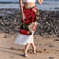 thumbnail image 6 of Rose Chic Chiffon Beach Dresses: Stylish Summer Dress for Women, 6 of 6