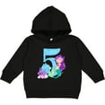 thumbnail image 2 of Inktastic Fifth Birthday Mermaid Toddler Hoodie, 2 of 4