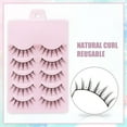 thumbnail image 5 of 10Pairs Lash Clusters, False Eyelashes, Eyelash Extensions, Natural Stylish Exquisite Makeup Extensions Eye Lashes for Women's Make Up, Black, 5 of 6