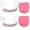 pink, variant on ABCISI Fake Braces, Brackets Falsos Para Dientes Kit 2 Pack, Braces Kit with Brackets & Wire & Glue, Brackets Para Dientes DIY Retainer for Teeth, Dental Student Practice Props (Blue)