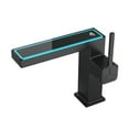 thumbnail image 1 of Premium Waterfall Numeric Display Faucet for High-End Washing Basins, 1 of 7