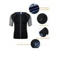thumbnail image 2 of Men Sauna Body Shaper Sweat Suit Sleeve Spa Cami Compression Hot Polymer Corset Slimming Workout Vest Weight Loss Top, 2 of 8