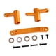 thumbnail image 5 of 1/16 RC Conjunto de dirección de automóvil con rodamientos ESTECTIVO FÁCILA COMPONENTES RC Accesorios de metal Piezas RC para 16101 16201 Oro, 5 of 8